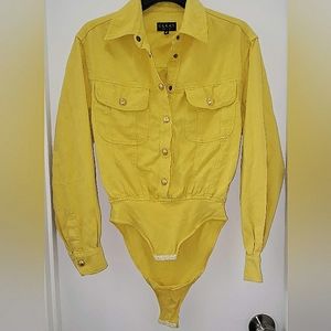 GUCCI YELLOW BODYSUIT SZ 42